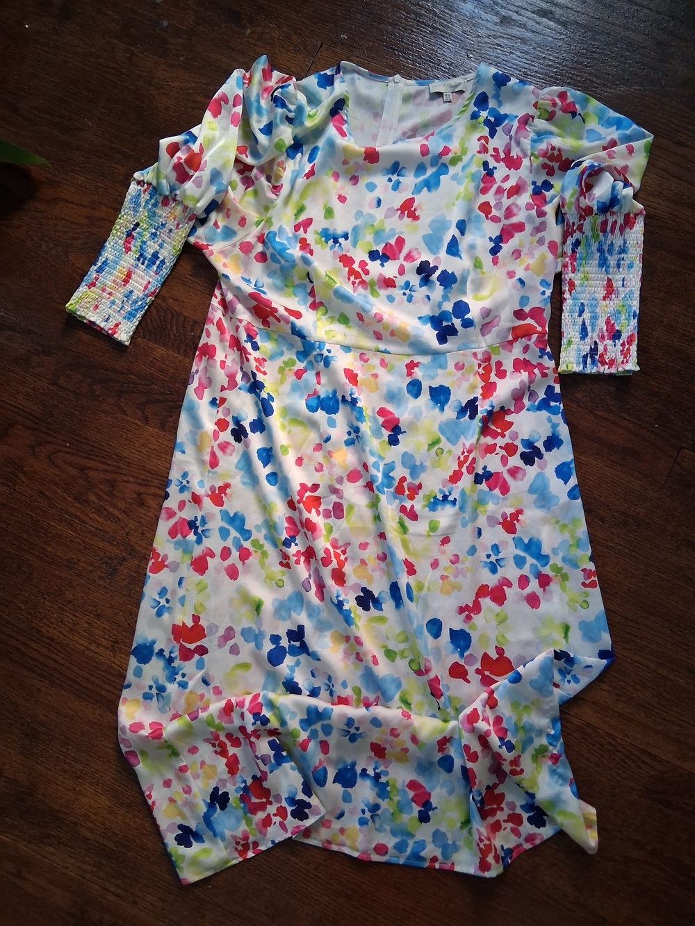 W18 ASOS Pastel Watercolor Floral Dress